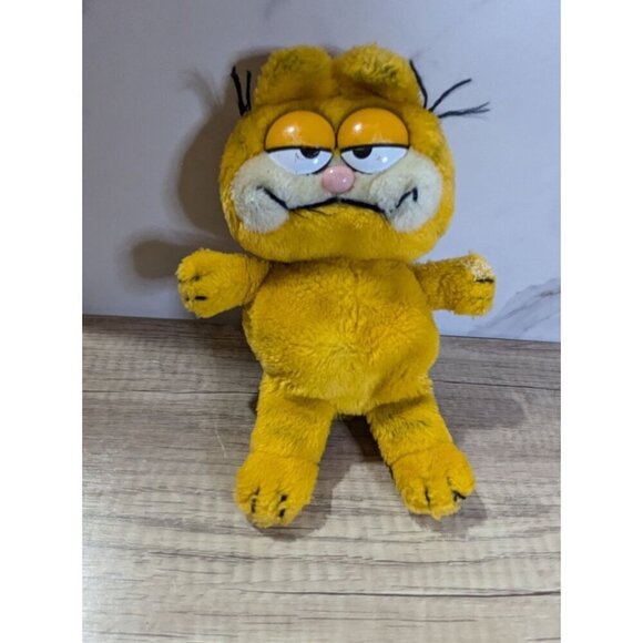 Vintage Garfield Cat Plush Stuffed Toy 1978 1981 Fun Farm Retro 9" - Picture 6 of 9